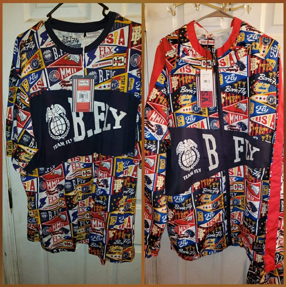 Born Fly Shirt and Jacket.